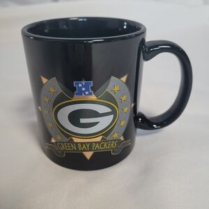 Greenbay Packers NFL Football Black Coffee Tea Mug Cup